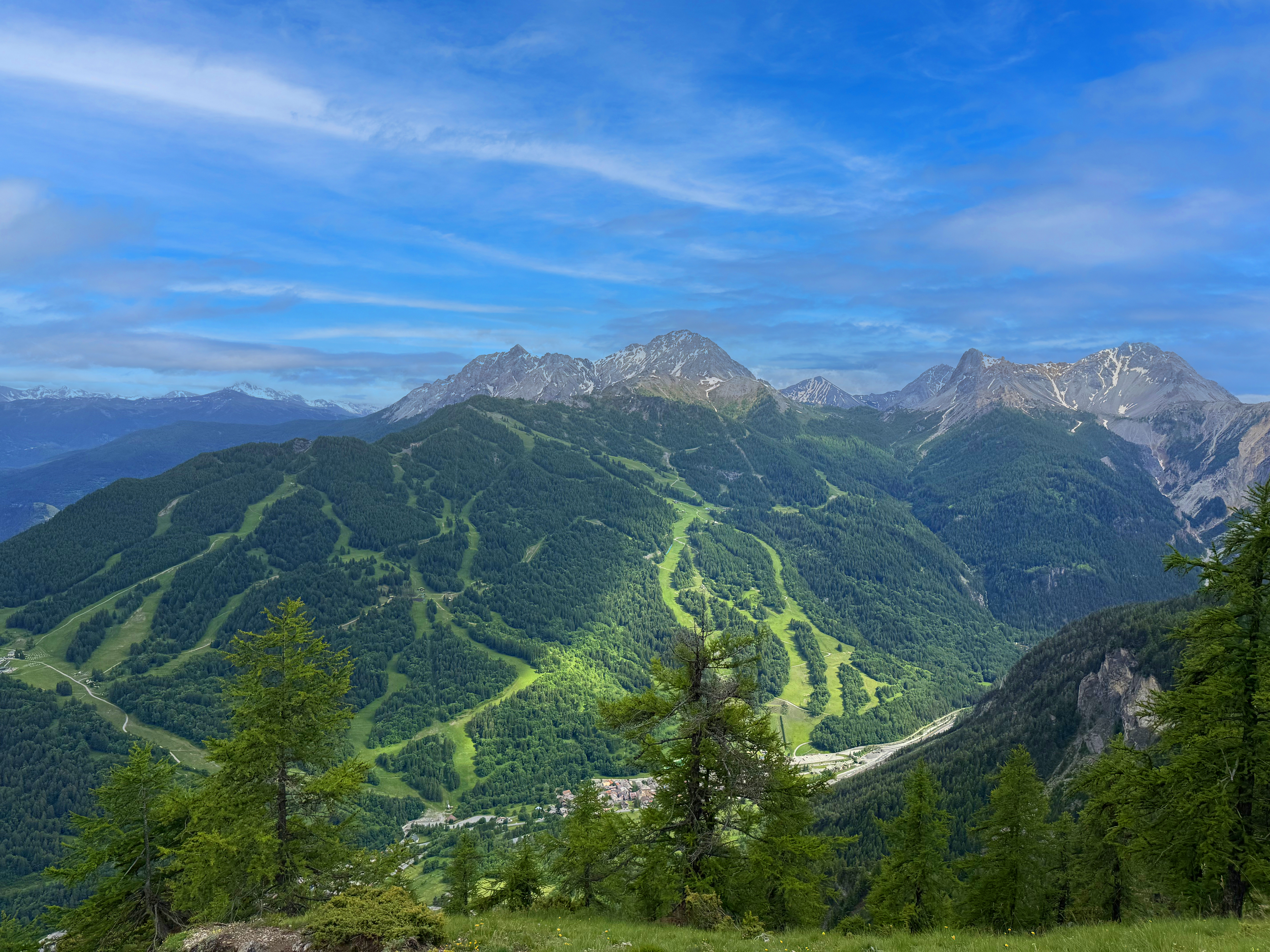 Panorama montagne Melezet Bardonecchia