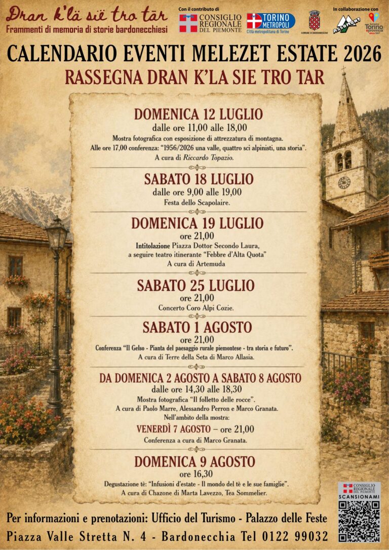 Home Calendario Eventi Melezet – Estate 2026